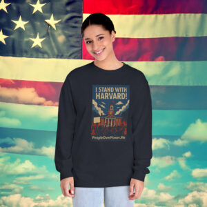 I Stand With Harvard Long Sleeve