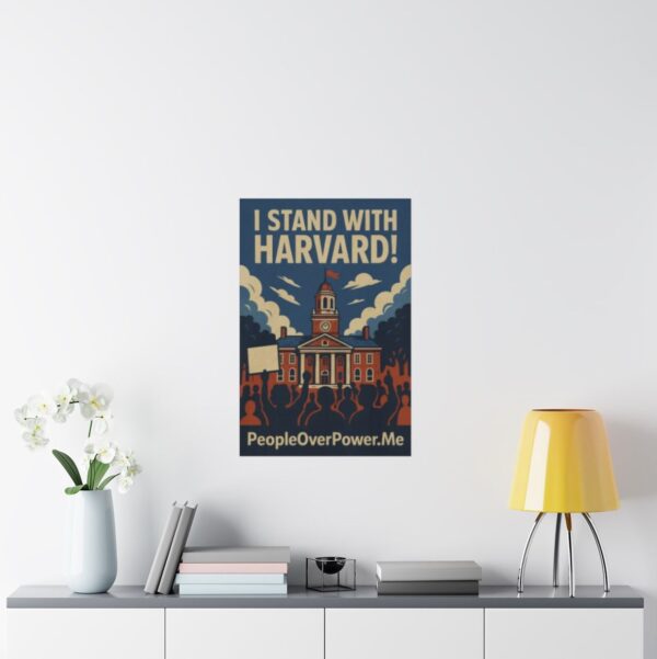 I Stand With Harvard Posters