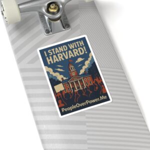 I Stand With Harvard Stickers