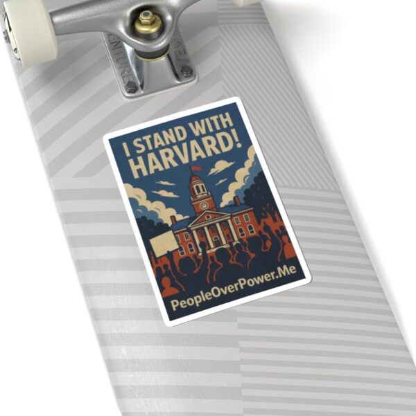 I Stand With Harvard Stickers