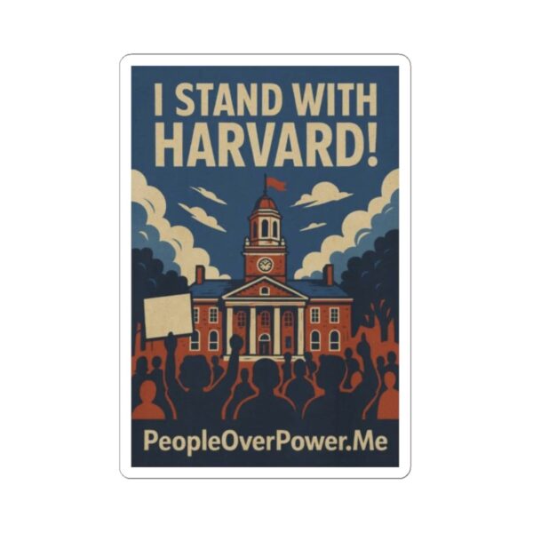 I Stand With Harvard Stickers