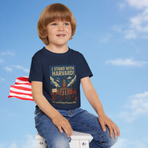 I Stand With Harvard T-Shirt Kids