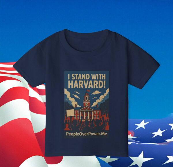 I Stand With Harvard T-Shirt Kids