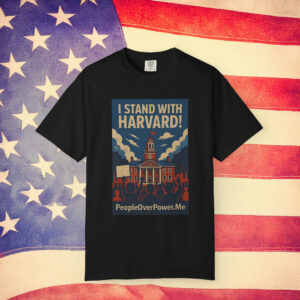 I Stand With Harvard T-Shirt Womens